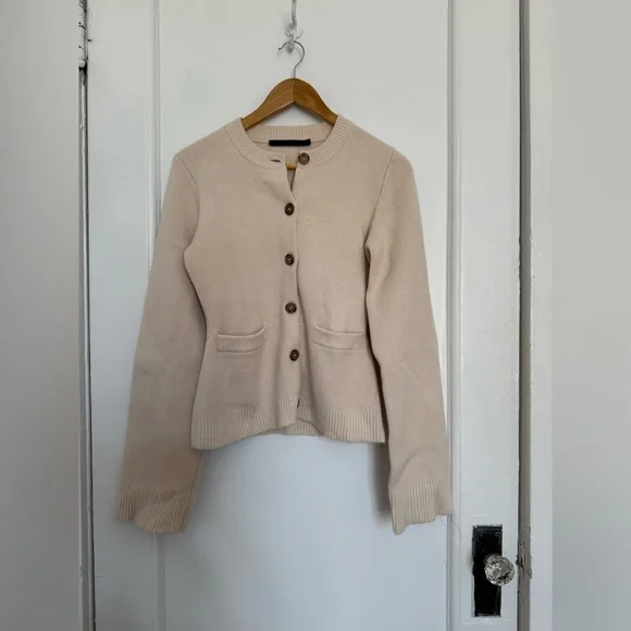 Jenni Kayne Off-White Cooper Cardigan - Picture 6 of 7